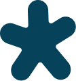 Dark blue flower