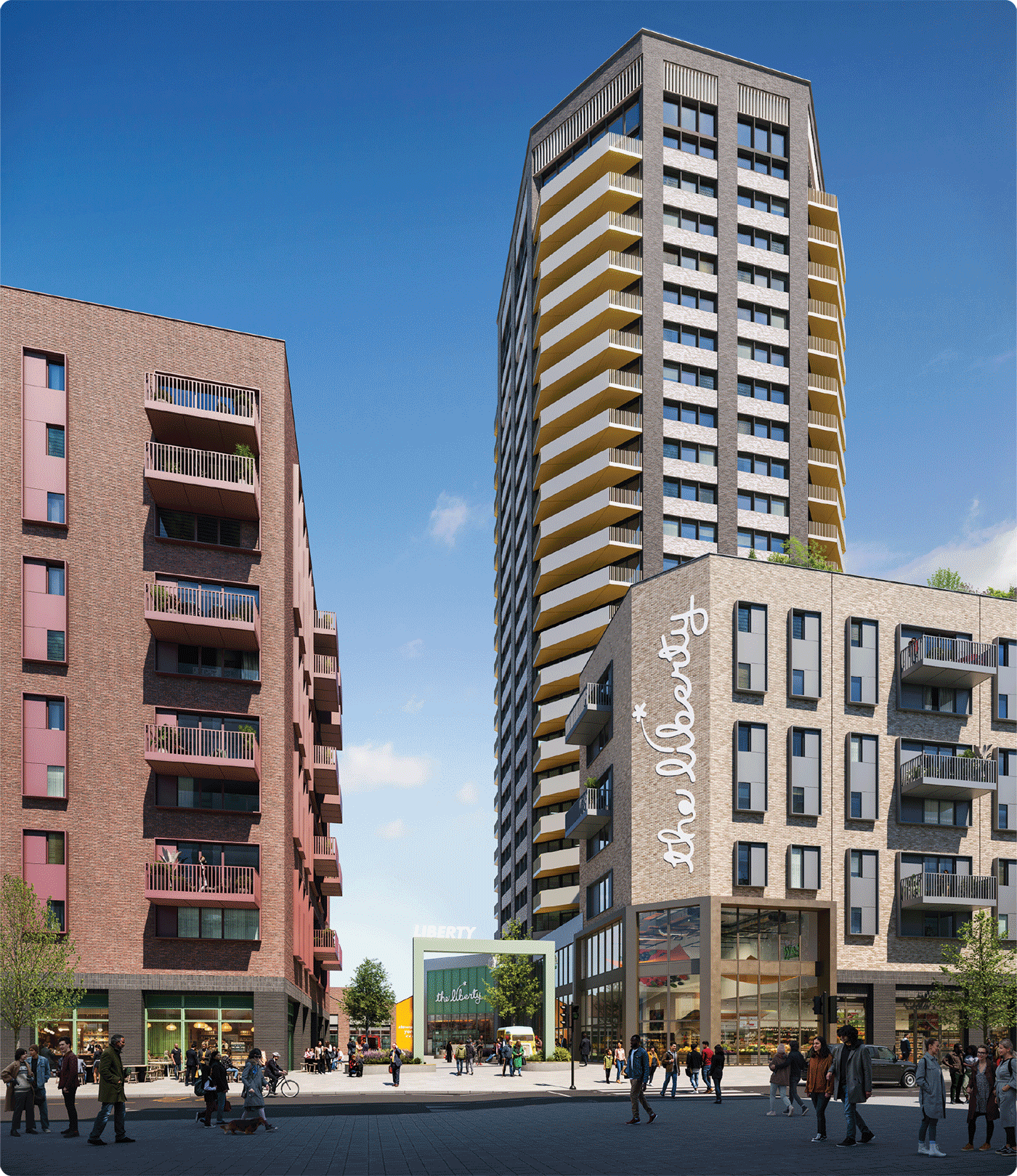 View of residential homes and ground floor from Western Road